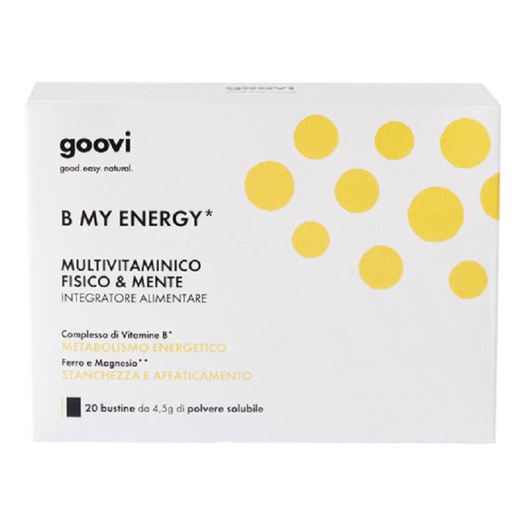 Goovi B my energy multivitaminico 20 bustine