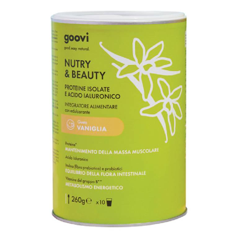 Goovi nutry & beauty integratore proteico vaniglia