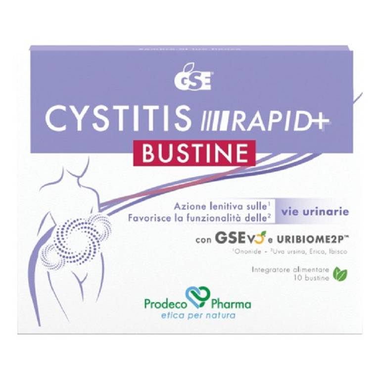 Gse cystitis rapid+ 10 bustine Prodeco 