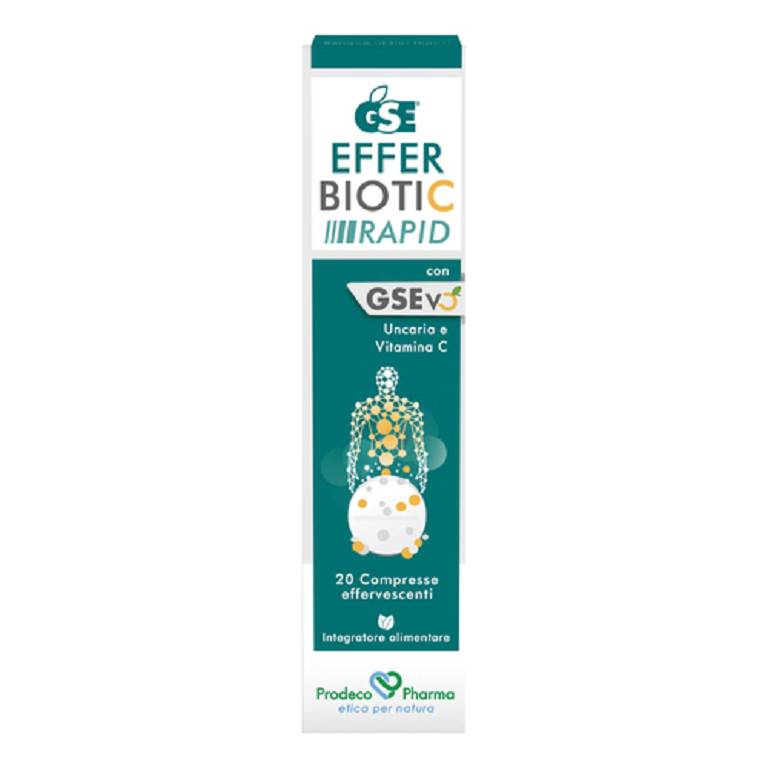 Gse efferbiotic rapid 20 compresse