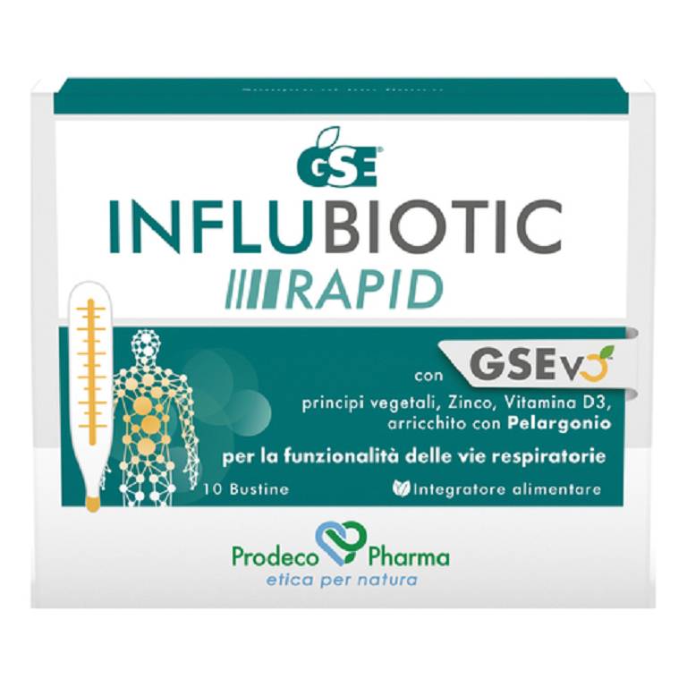 Gse influbiotic rapid 10 bustine 