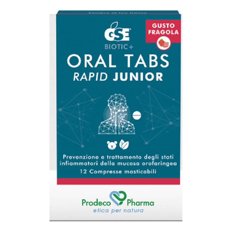 Gse oral tabs rapid junior fra 12 compresse