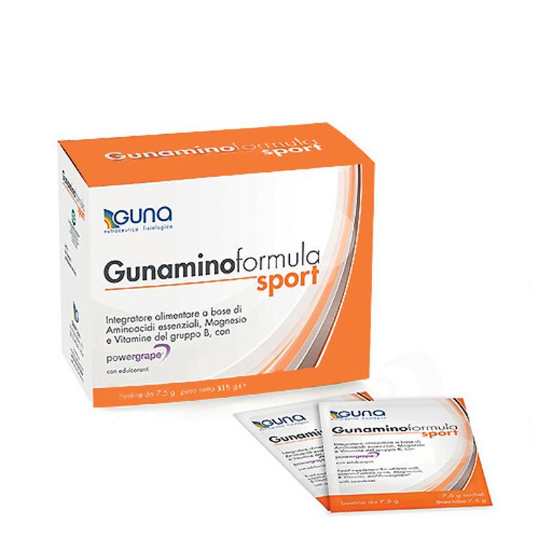 Gunamino formula sport 24 bustine con aminoacidi essenziali