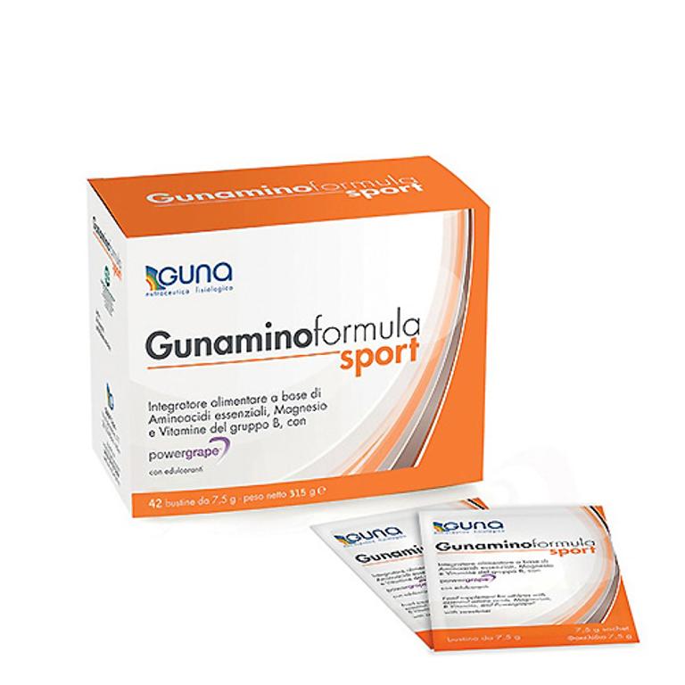 Gunamino formula sport 42 bustine con aminoacidi essenziali