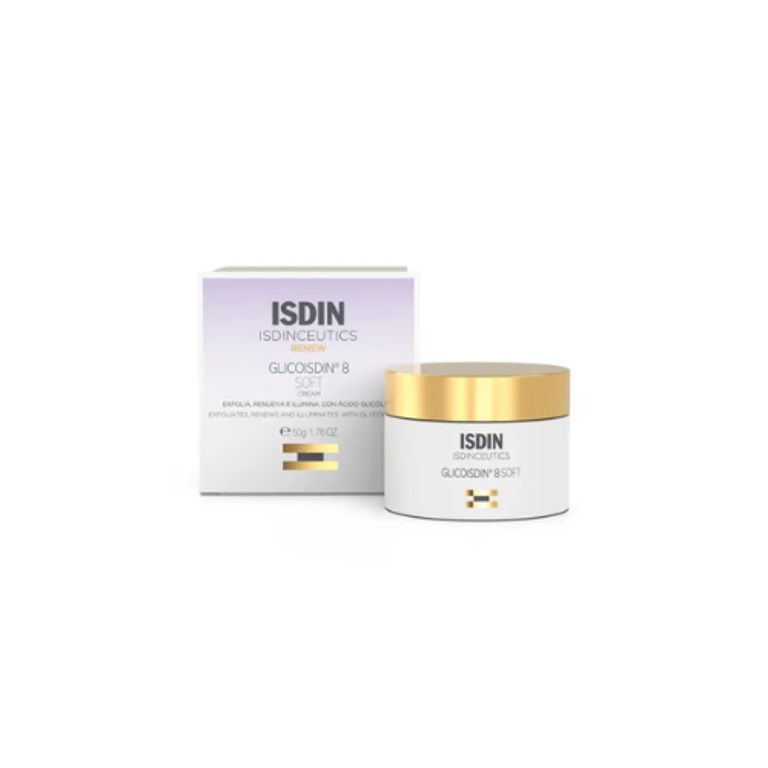 Isdin isdinceutics glicoisdin 8 soft crema viso anti rughe 50ml