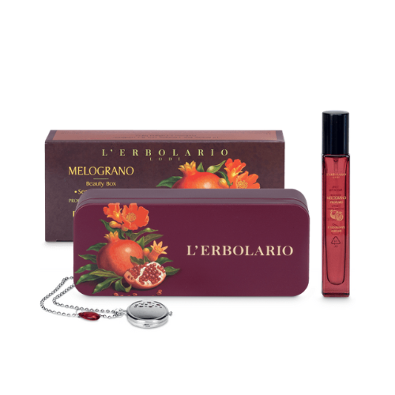 L'erbolario melograno beauty box sempre con te