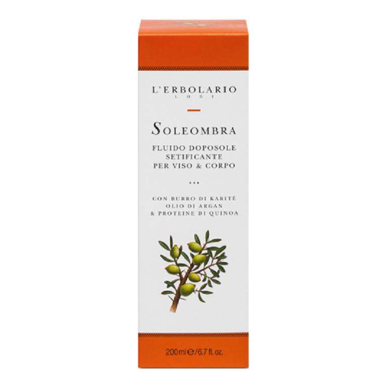L'Erbolario soleombra fluido doposole viso e corpo 200ml 