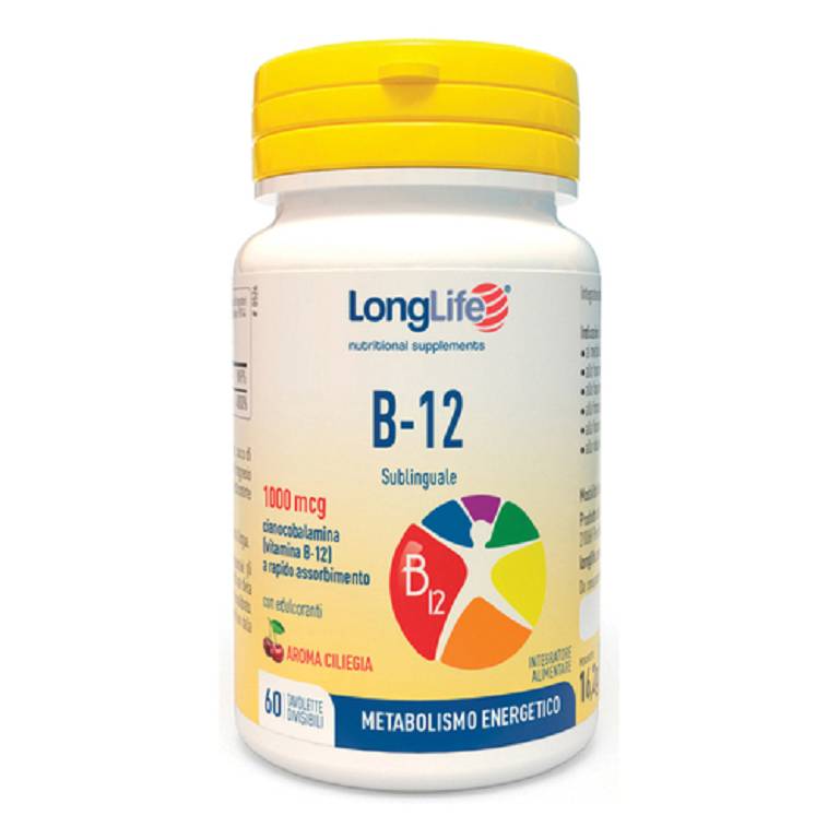 Longlife B12 sublinguale 1000mcg 60 tavolette