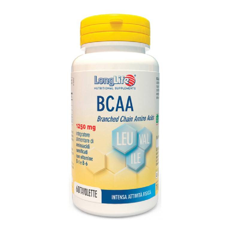 Longlife bcaa 1250 mg 60 tavolette