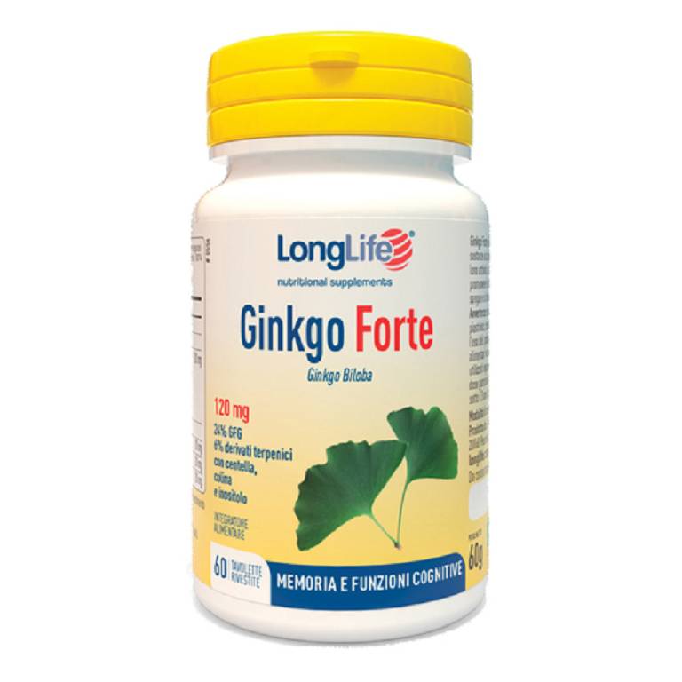 Longlife ginkgo forte 60 tavolette