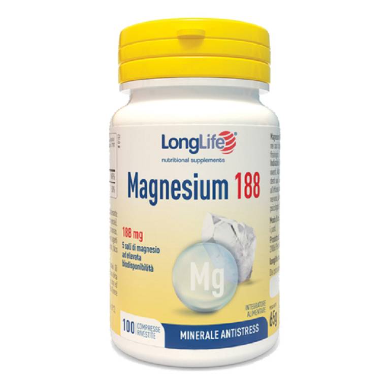 Longlife magnesium 188 100 compresse