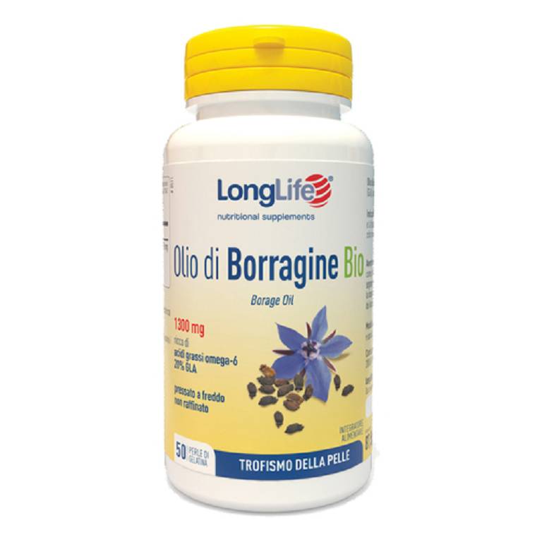 Longlife olio borragine bio 50 perle