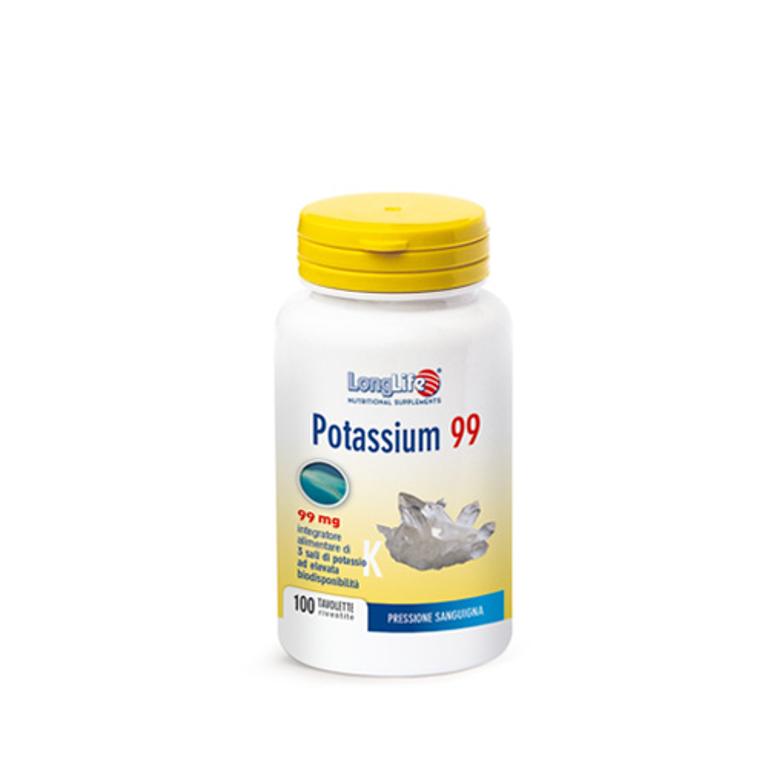 Longlife potassium 100 tavolette 99mg