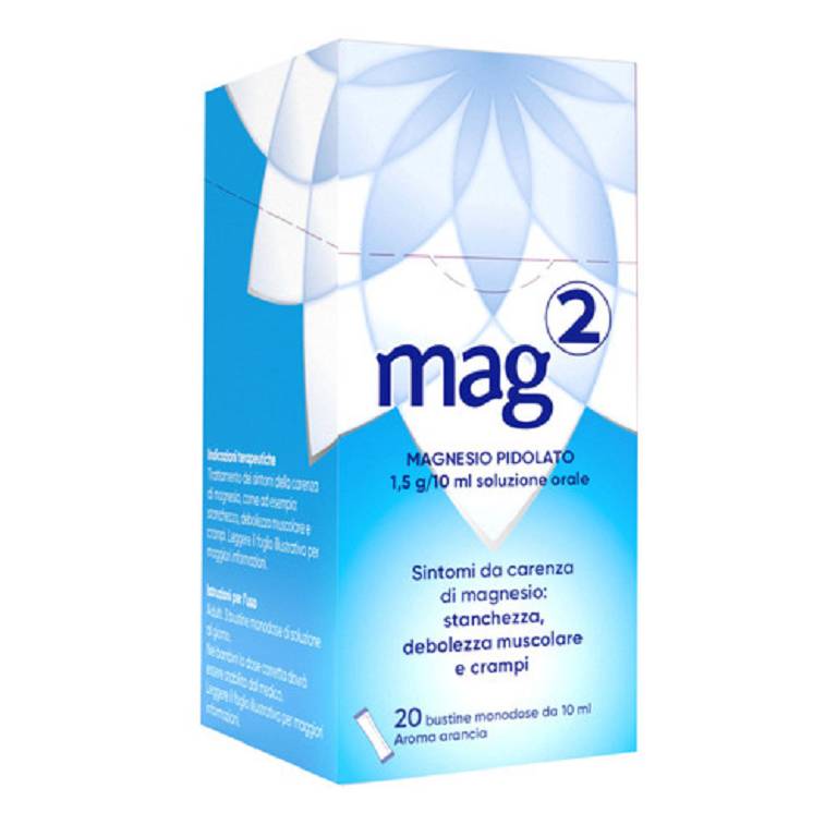 Mag 2 soluzione orale 20 bustine 1,5g/10ml