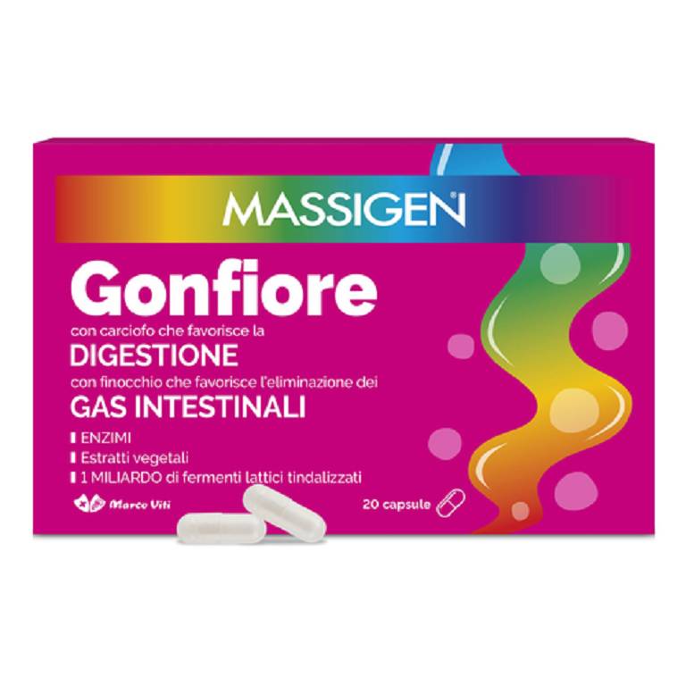 Massigen gonfiore 20 capsule