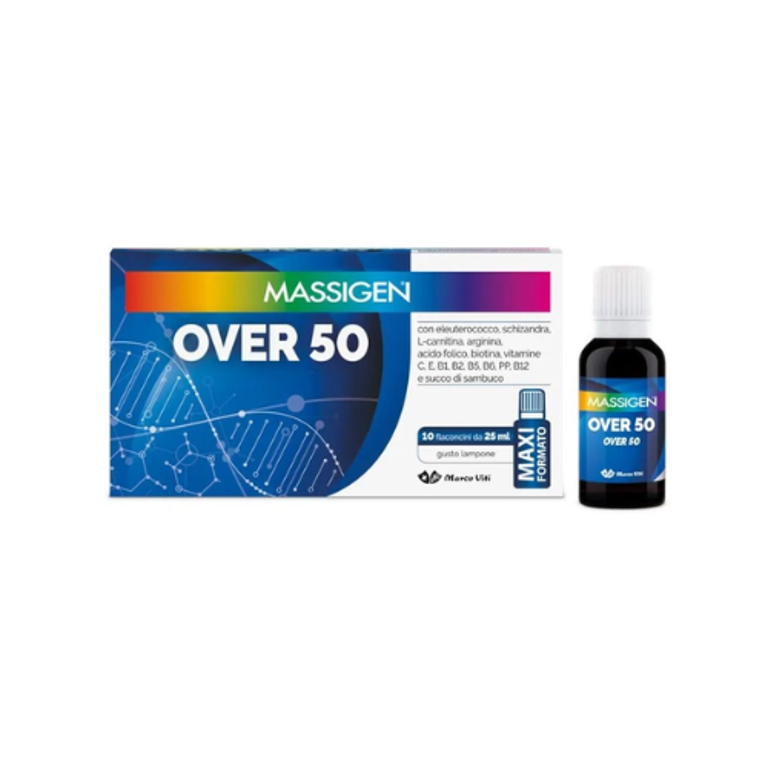 Massigen over 50 10 flaconcini 25ml