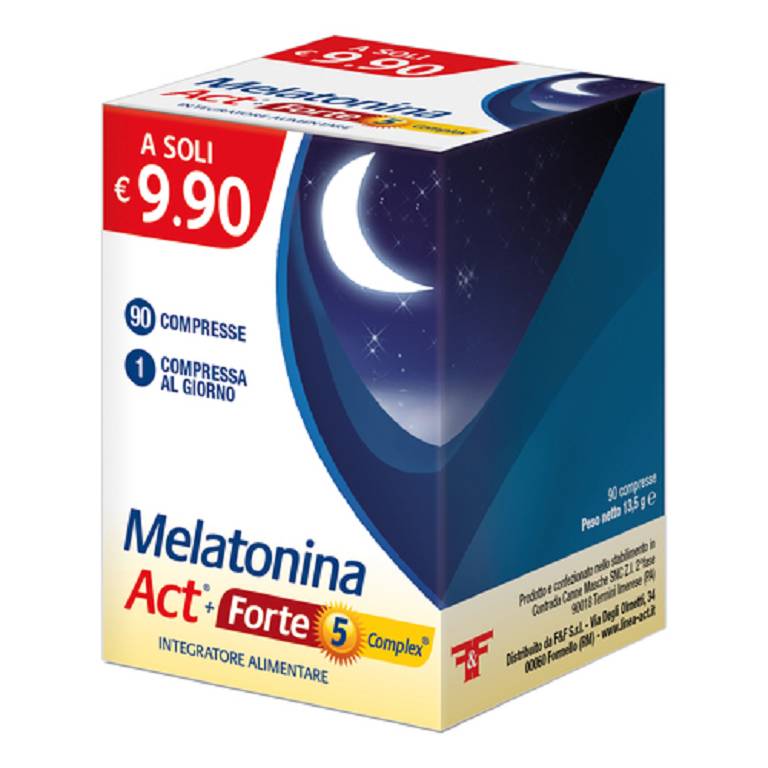 Melatonina act 5 complex forte 1mg 90 compresse