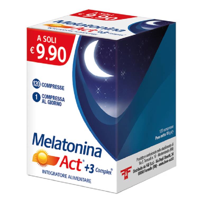 Melatonina act complex 120 compresse