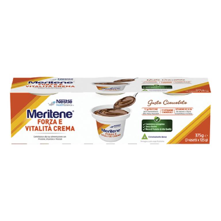 Meritene creme cioccolato 3 vasetti da 125g