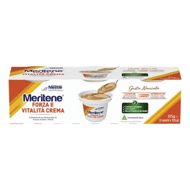 Meritene creme nocciola 3 vasetti da 125g