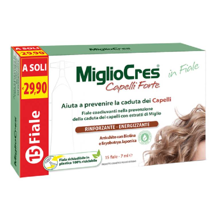 Migliocres capelli forte 15 fiale