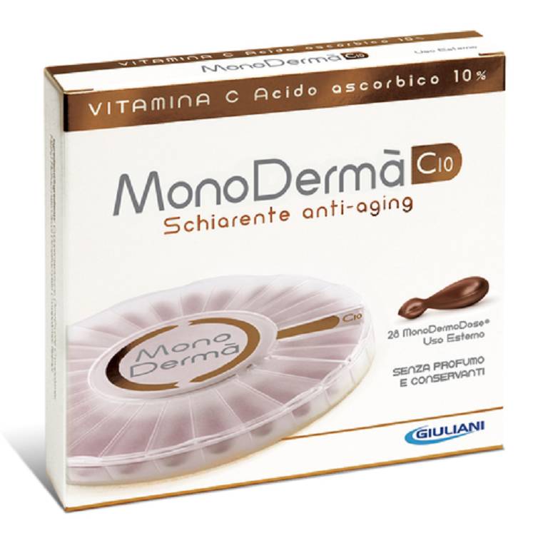 MONODERMA C10 Schiarente anti-aging Gel  28 Capsule monodose 0,5 ml