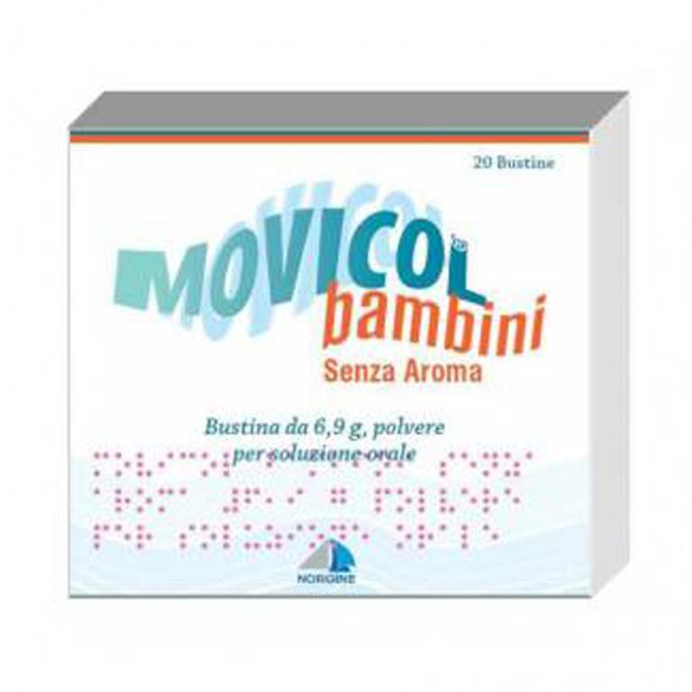 Movicol 20 bustine senza aroma bambini