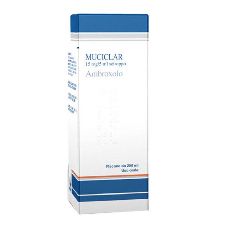 Muciclar sciroppo 200ml 15mg/5ml