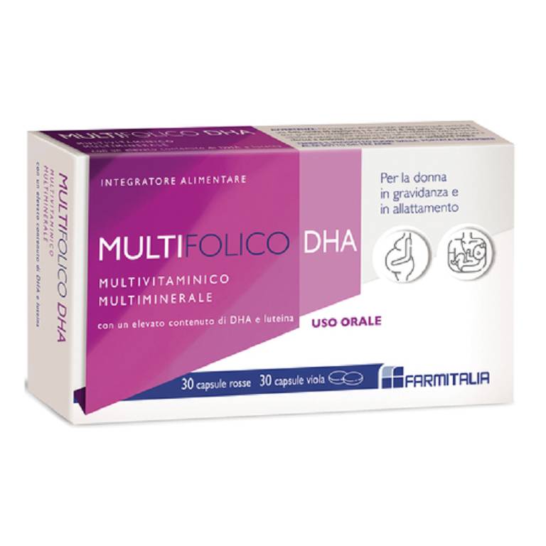 MULTIFOLICO DHA 30CPS+30CPR