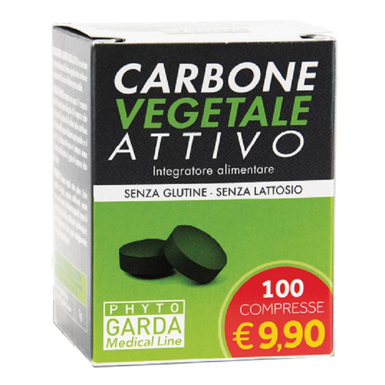 Named carbone vegetale attivo 100 compresse