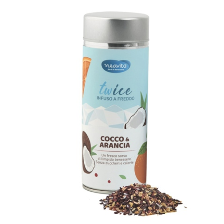 Neavita twice infuso a freddo cocco e arancia 90g