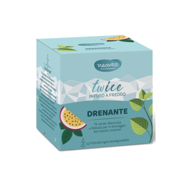 Neavita twice infuso a freddo drenante 15 filtri