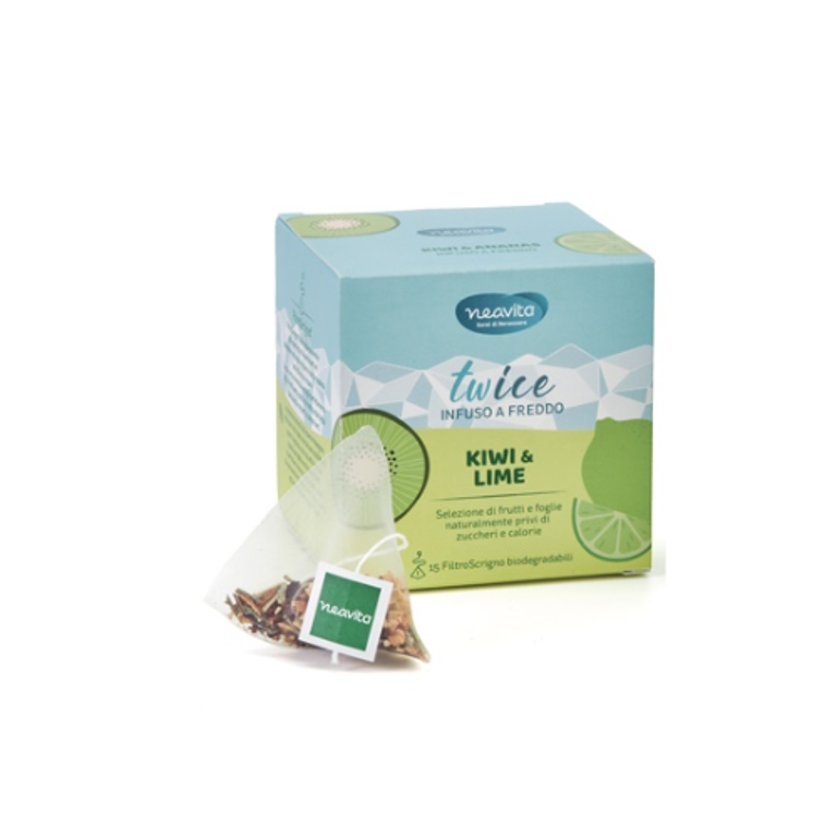 Neavita twice infuso freddo kiwi e lime 15 filtri