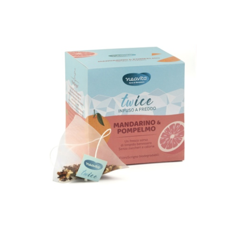Neavita twice infuso a freddo mandarino e pompelmo 15 filtri