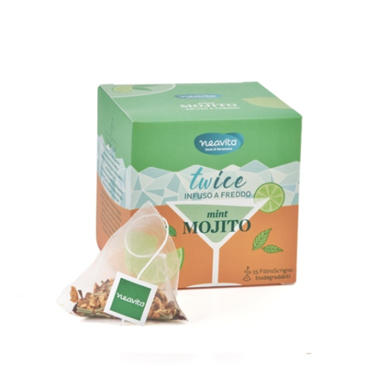 Neavita twice infuso a freddo mint mojito 15 filtri