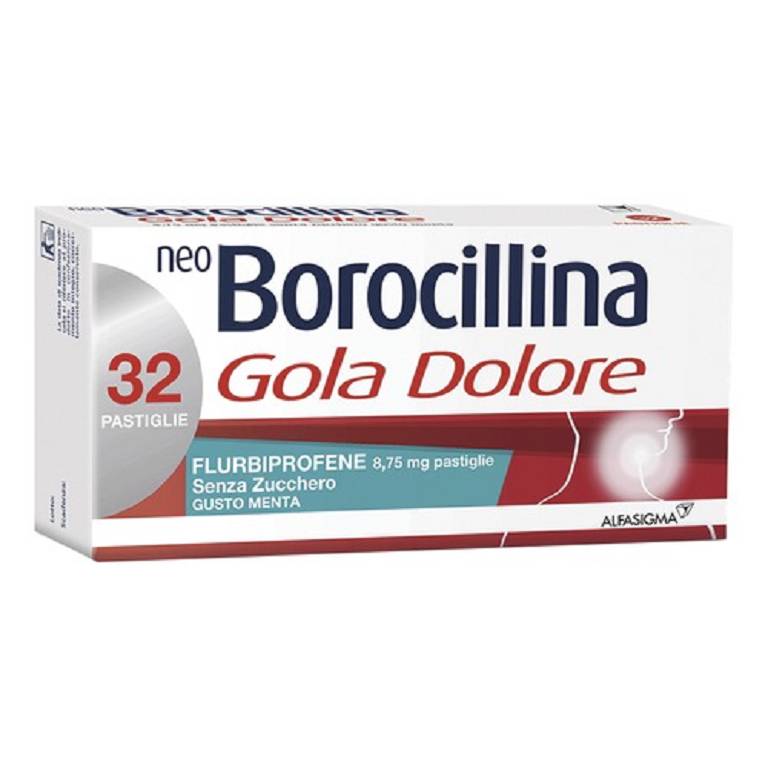 Neoborocillina gola dolore 32 pastiglie s/z
