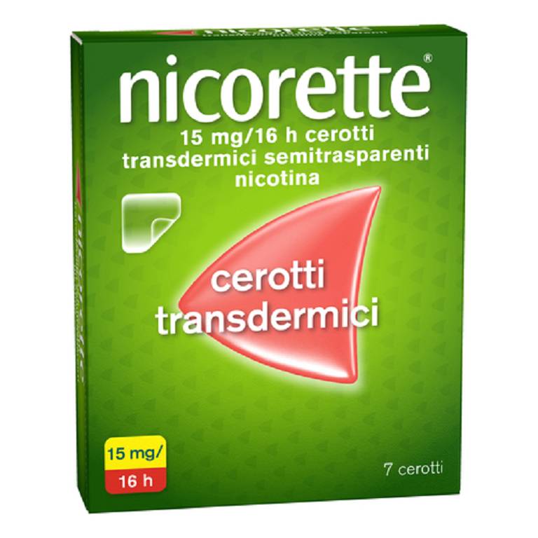 Nicorette 7 cerotti transdermici 15mg/16h