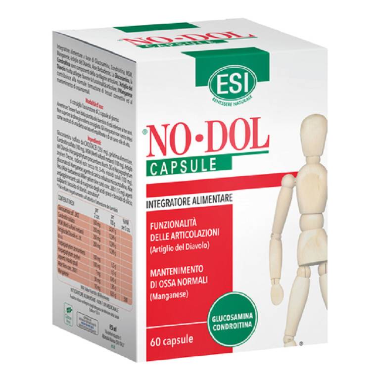 No dol 60 capsule con glucosammina e MSM complex