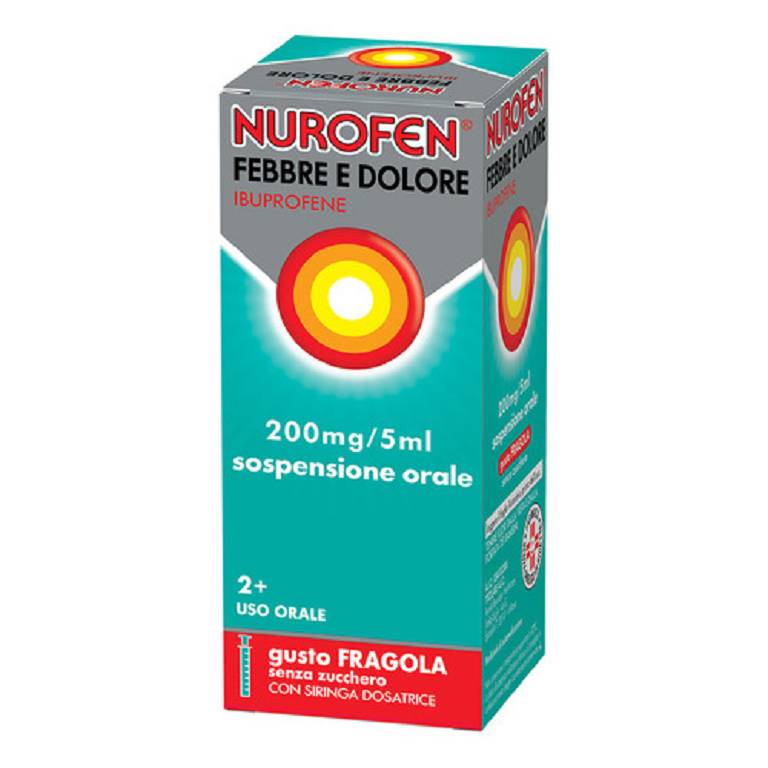 Nurofen febbre dolore 200mg/5ml fragola