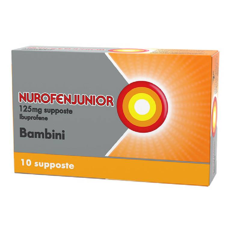 Nurofenjunior 10 supposte 125mg