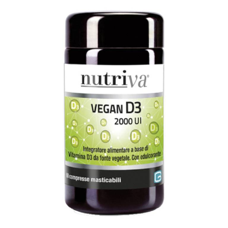 Nutriva vegan D3 60 compresse 2000UI