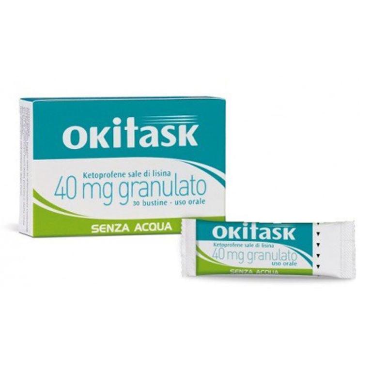 Okitask orosolubile 30 buste 40mg uso orale