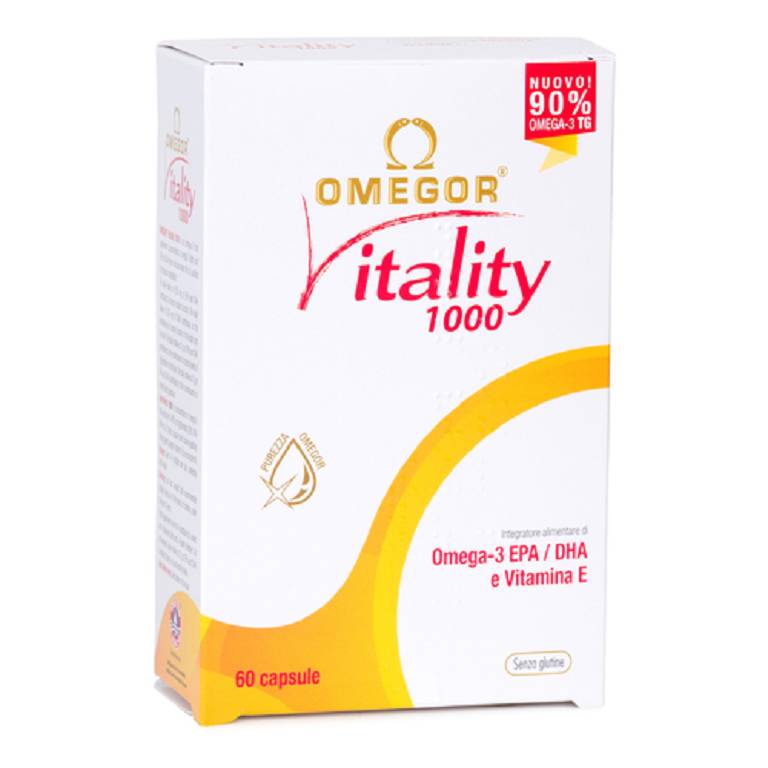 Omegor vitality 1000 60 capsule molli