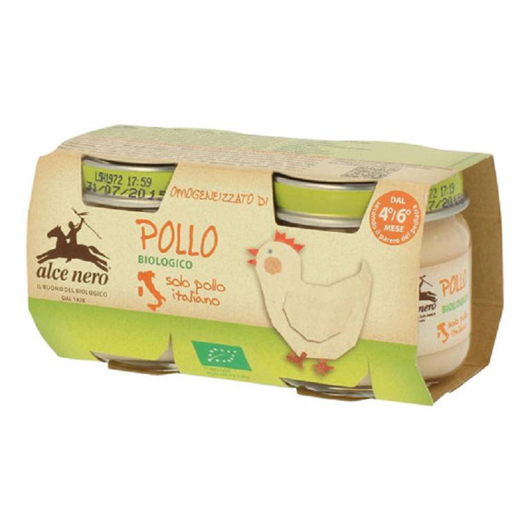 OMOGENEIZZATO POLLO BIO 2X80G - Farmacia Busetti