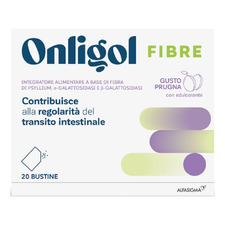 Onligol fibre gusto prugna 20 bustine