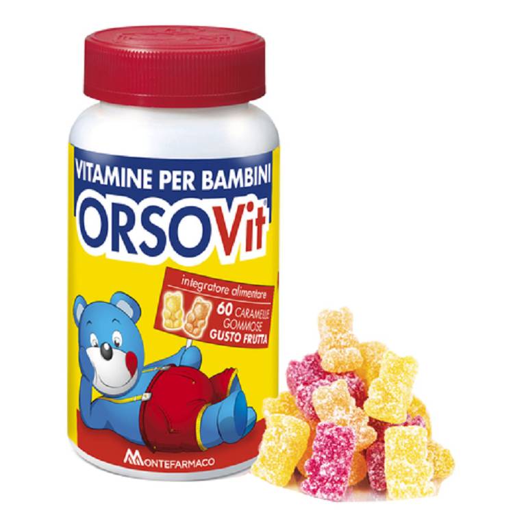 Orsovit caramelle gommose senza glutine 60 pezzi