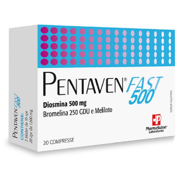 Pentaven fast 500 20 compresse