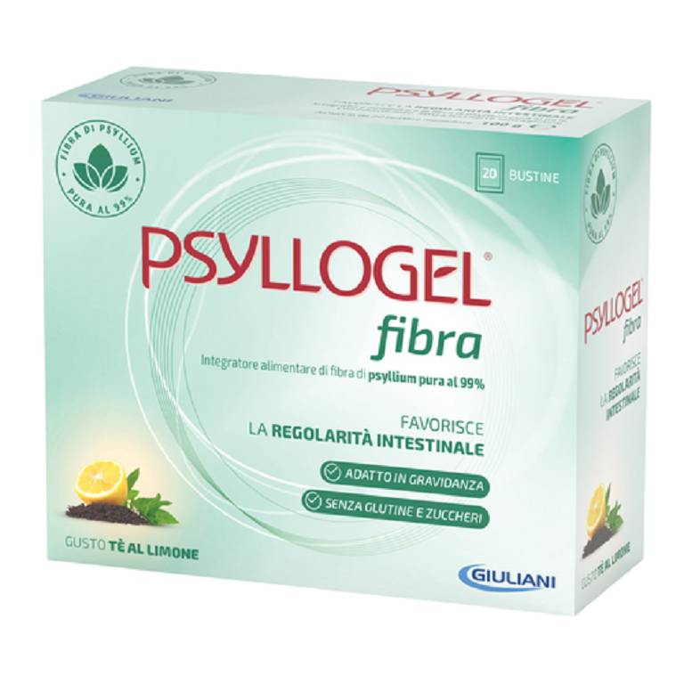 Psyllogel fibra tè limone 20 bustine