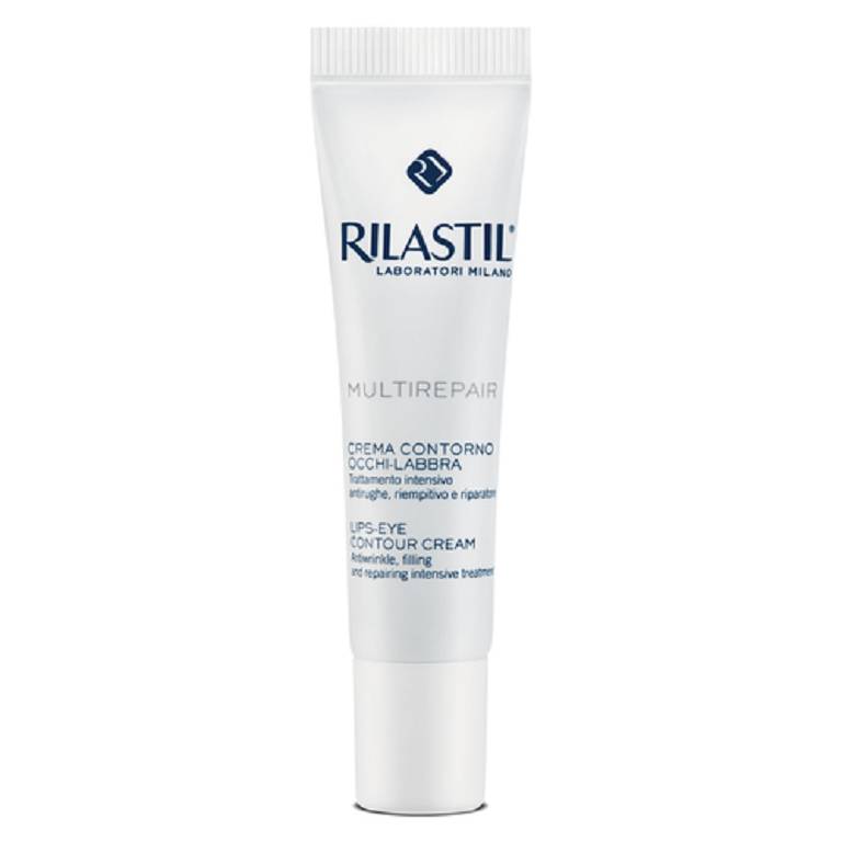 Rilastil multirepair crema contorno occhi labbra 15ml