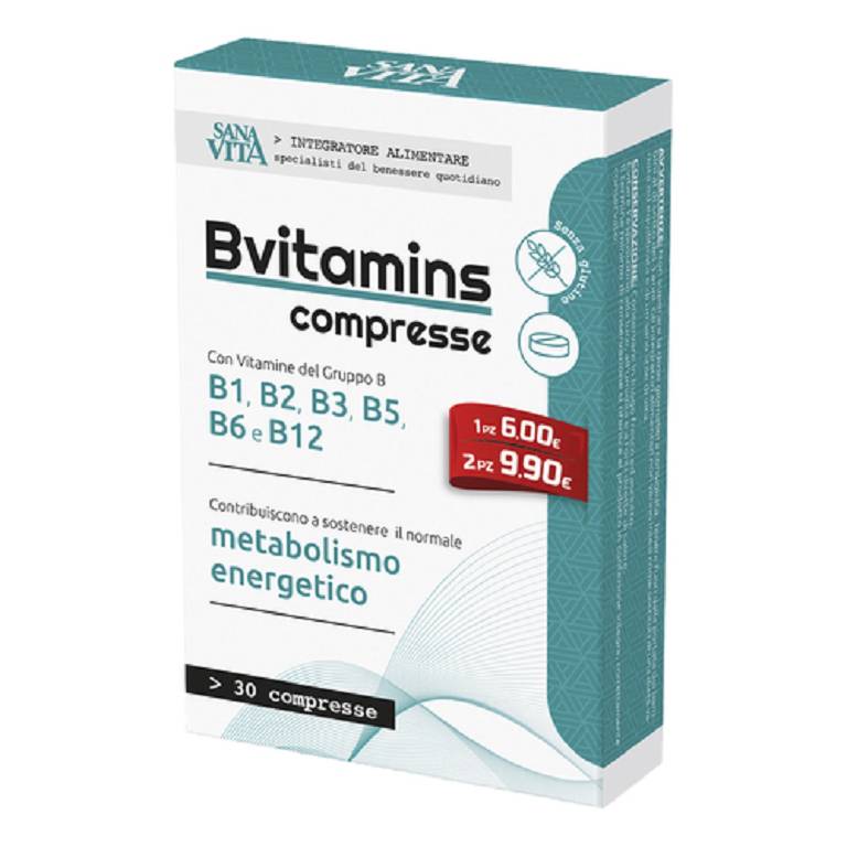 SANAVITA BVITAMINS 30CPR